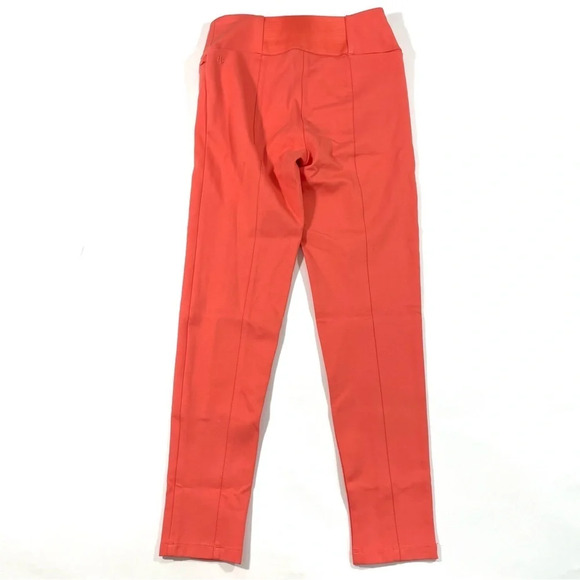 Betabrand Power Down Skinny Pants Orange Coral - Picture 3 of 10